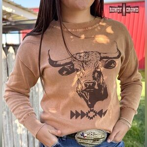 Blazin Bull Sweater